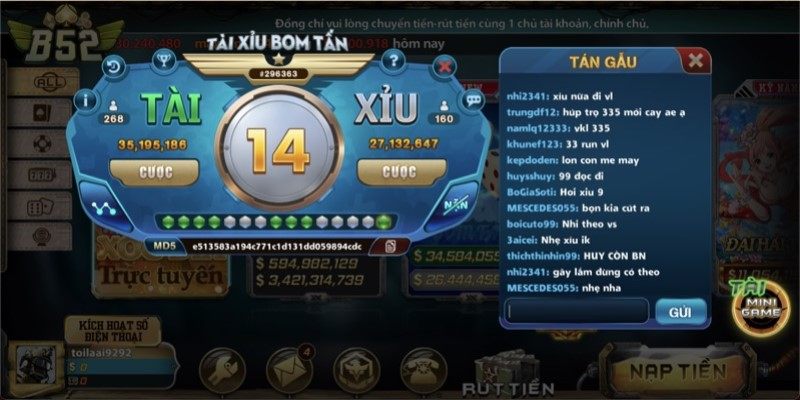 B52 club - Cổng game tài xỉu online xanh chín chất lượng